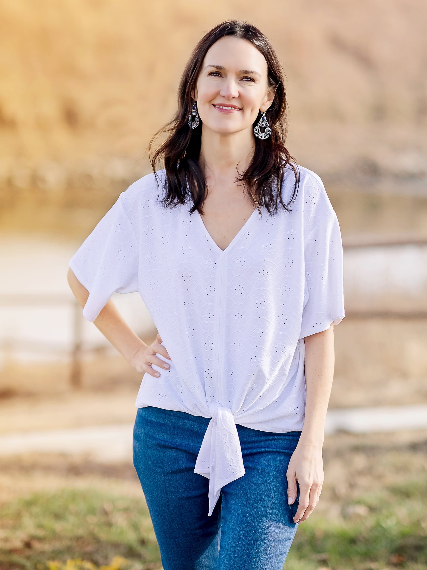 express tie front top