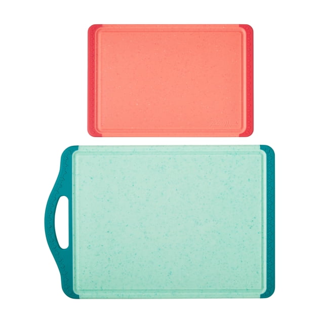The Pioneer Woman Timeless 2Piece Poly Cutting Board Set, Multicolor