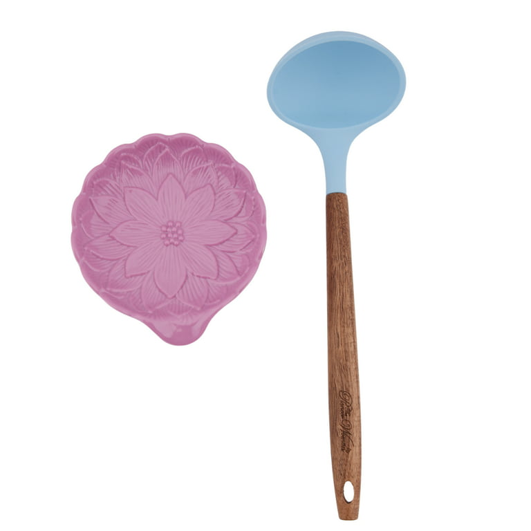 The Pioneer Woman Timeless Beauty Melamine Spoon Rest with Ladle Set