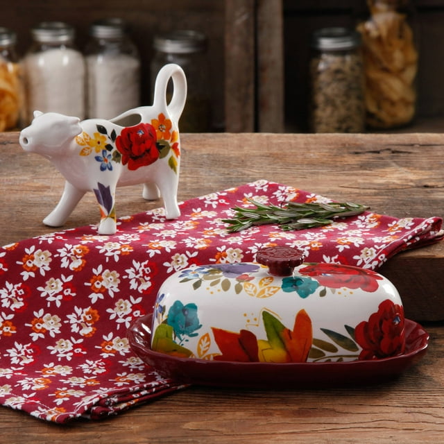 pioneer woman timeless floral and retro dot