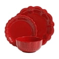 thumbnail image 1 of The Pioneer Woman Toni Red Dinnerware Set, 12-Piece, 1 of 7