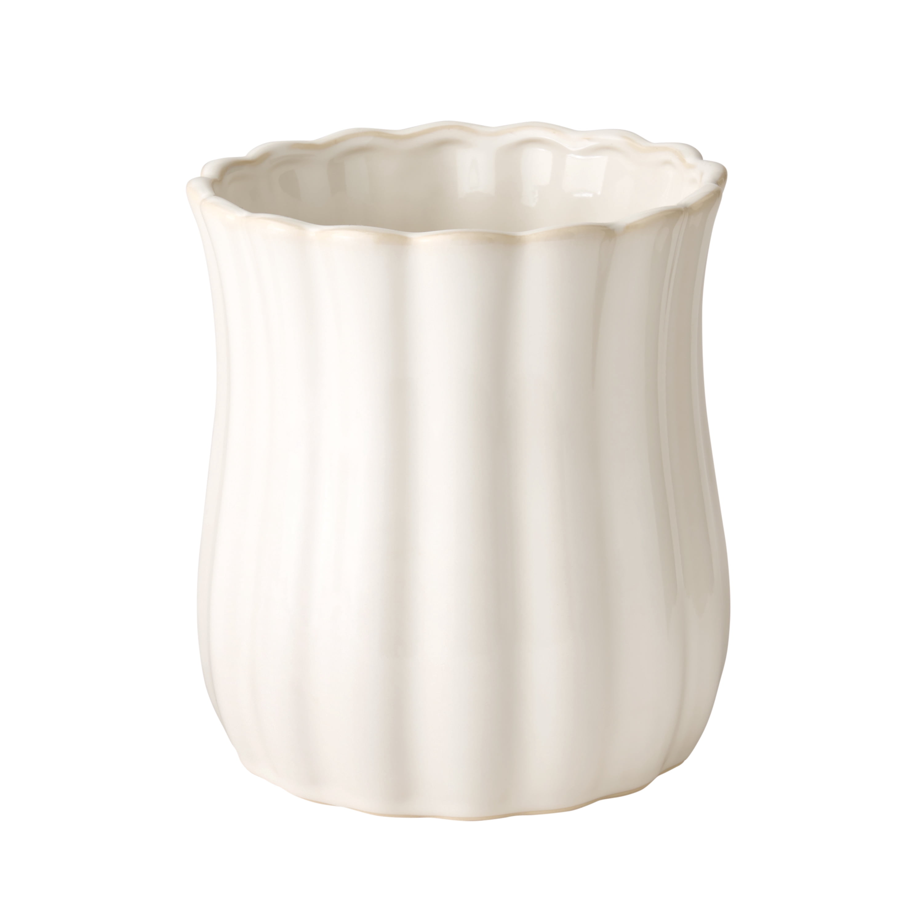 The Pioneer Woman Colette Stoneware Utensil Holder, White