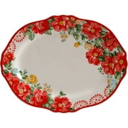 The Pioneer Woman 14.5" Vintage Floral Serving Platter