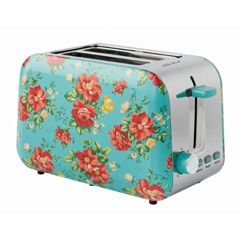 The Pioneer Woman Vintage Floral 2 Slice Toaster