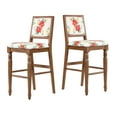 thumbnail image 1 of The Pioneer Woman Vintage Floral Bar Stools Made With Solid Wood Frame, Set of 2, 1 of 9