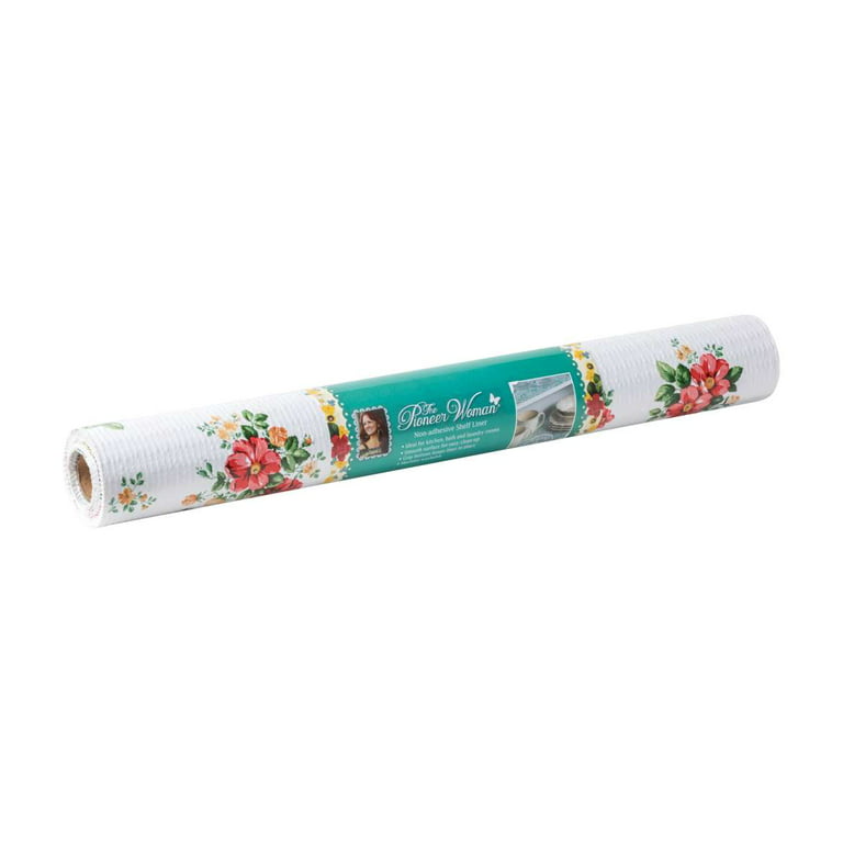 The Pioneer Woman Non-adhesive Shelf Liner, Petal Party, 12 in. x