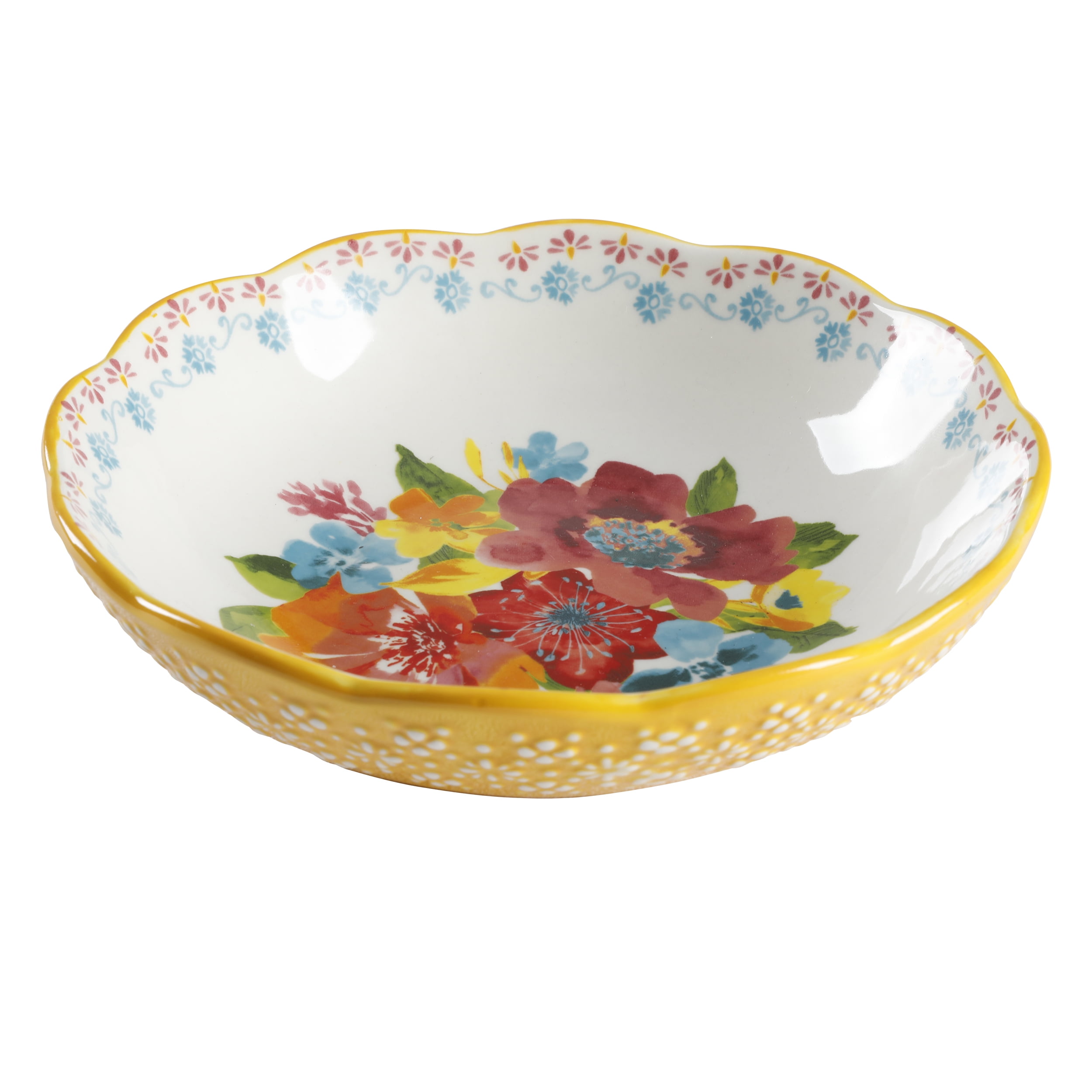 The Pioneer Woman Wildflower Whimsy 7.5-inch Pasta Bowl