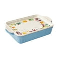 thumbnail image 1 of The Pioneer Woman Willow 3.38-Quart Rectangular Stoneware Baking Dish with Platter Lid, 1 of 5