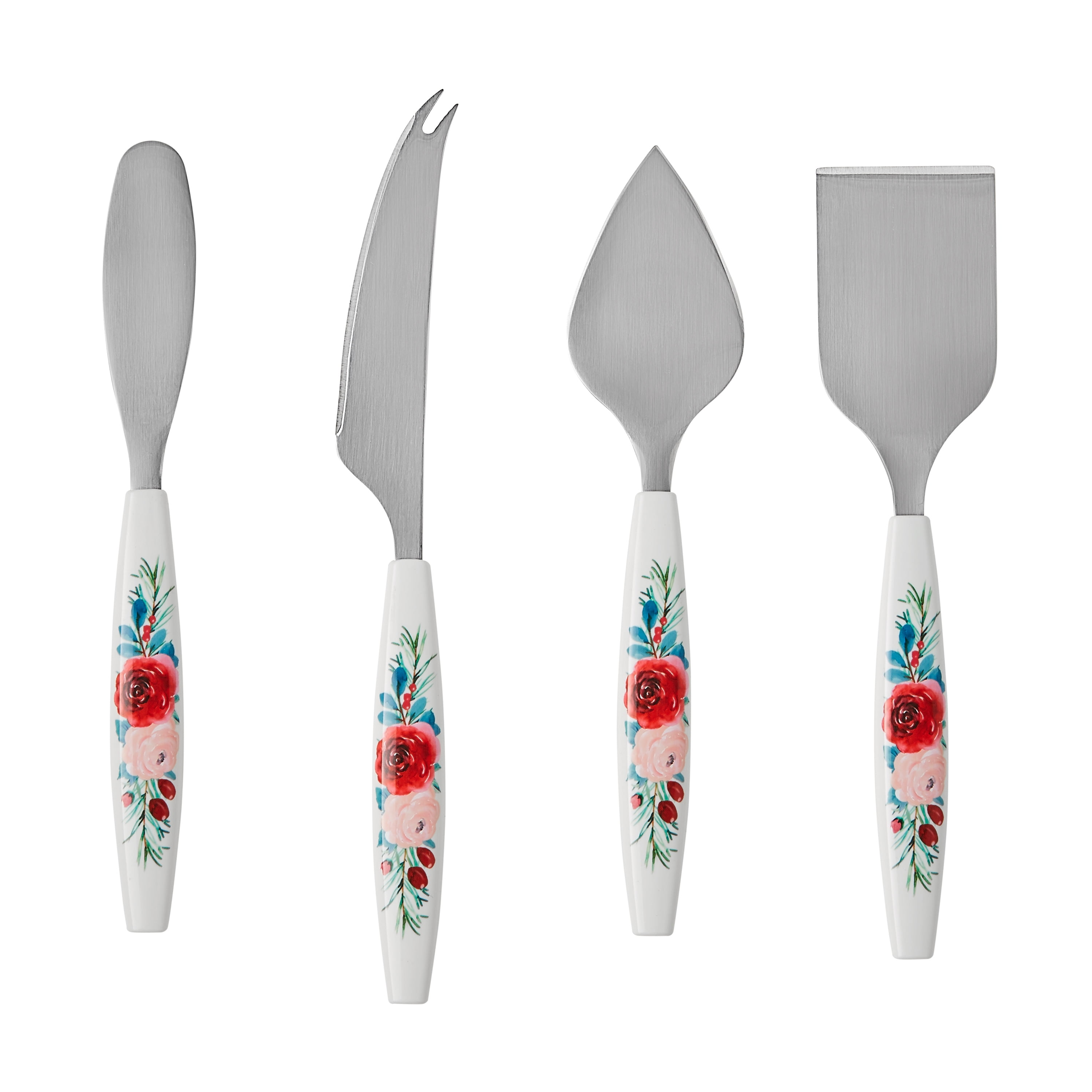 Pioneer Woman Kitchen Cheese Knife Set Charcuterie Cheerful Rose