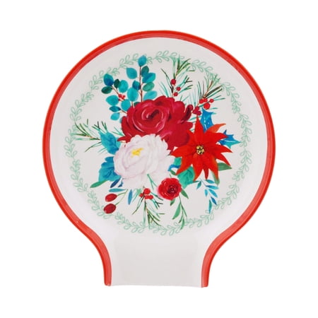 The Pioneer Woman Wishful Winter Melamine Holiday Spoon Rest