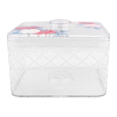 The Pioneer Woman Wishful Winter Square Holiday Treat Container, Clear