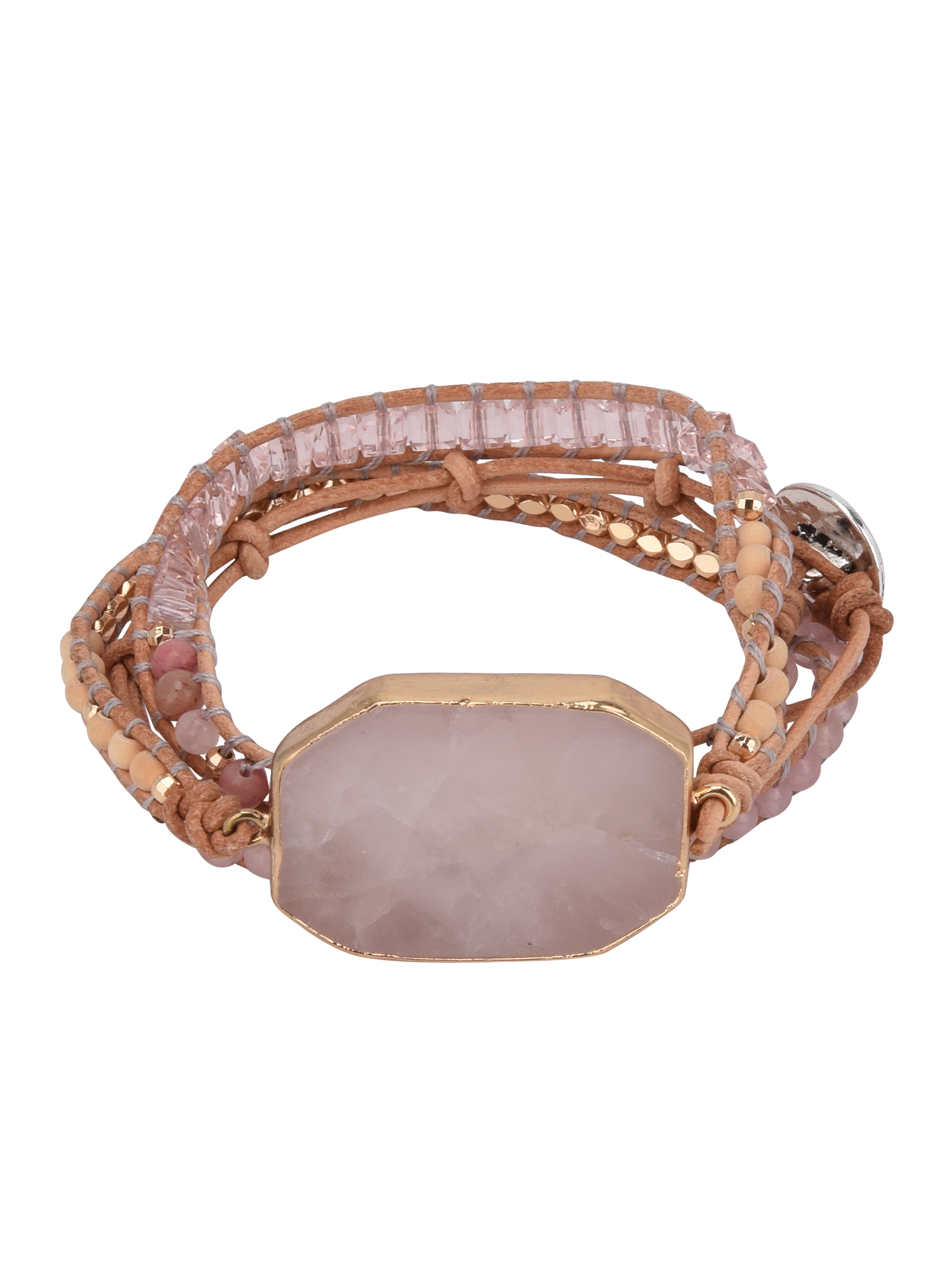 The Pioneer Woman - Women's Jewelry, Semi-Precious Stone Wrap Bracelet - image 1 of 5