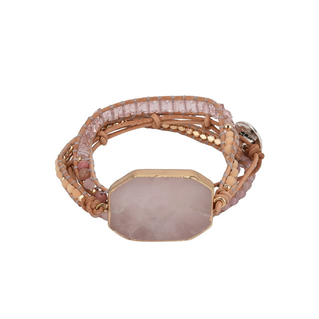 The Pioneer Woman - Women's Jewelry, Semi-Precious Stone Wrap Bracelet