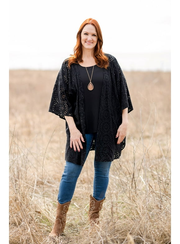 The Pioneer Woman Woven Eyelet Layering Piece, One Size, Women’s