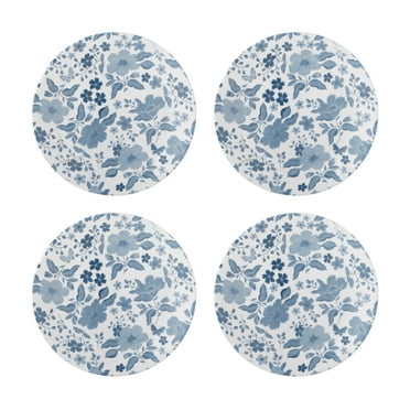 The Pioneer Woman by Corelle 4-Piece Salad Plate Set , Evie, Blue