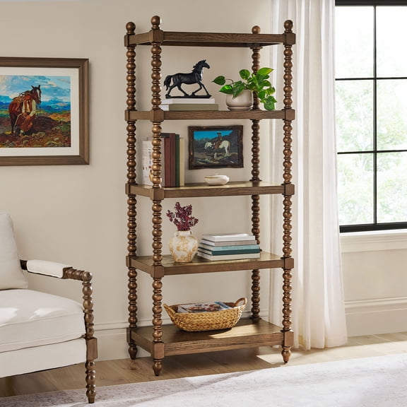 The Pioneer Women Bookcase, Homestead Brown