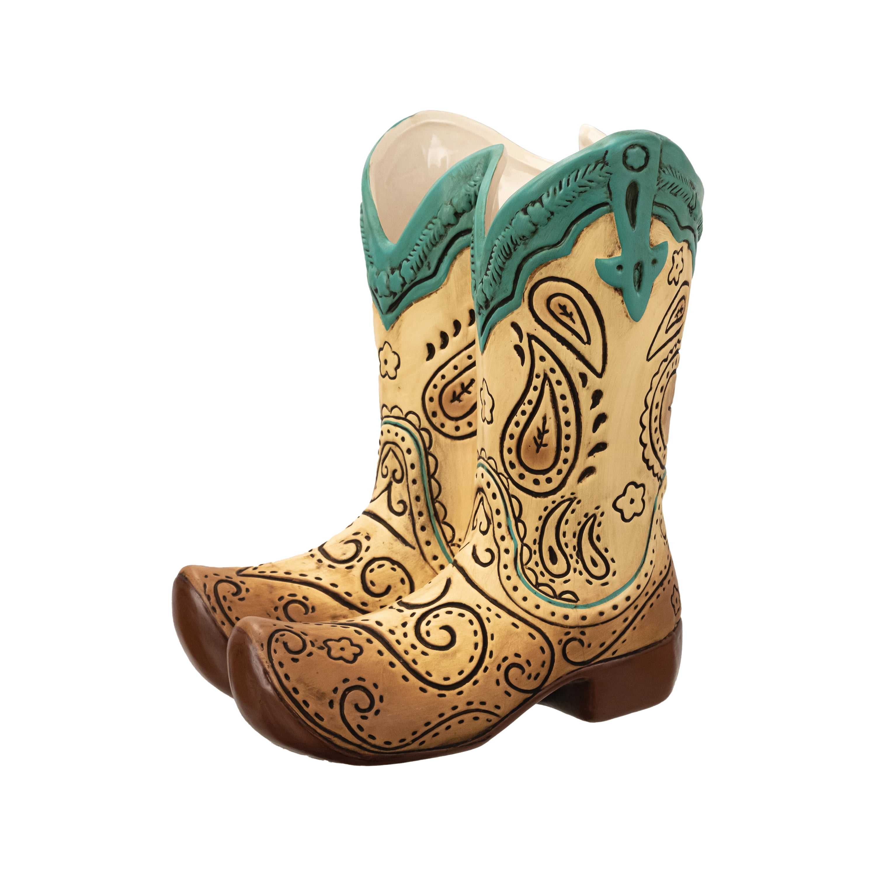 The Pioneer Women Ceramic Boot Planter