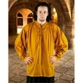 thumbnail image 1 of The Pirate Dressing C1004 John Coxon Renaissance Shirt- Gold - Small & Medium, 1 of 1