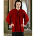 thumbnail image 1 of The Pirate Dressing C1004 John Coxon Renaissance Shirt- Red - Small & Medium, 1 of 1