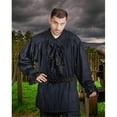 thumbnail image 1 of The Pirate Dressing C1008 Roberto Cofresi Shirt with Detachable Frill- Black - 2XL, 1 of 1