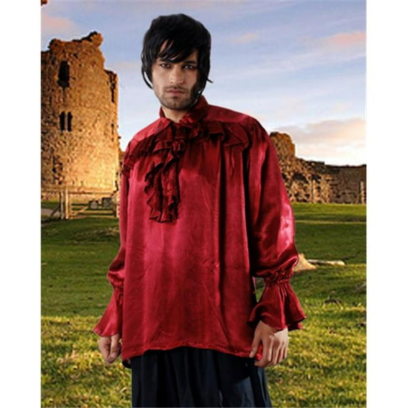 The Pirate Dressing C1012 Roche Brasiliano Shirt- Red - Extra Large