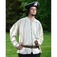 thumbnail image 1 of The Pirate Dressing C1109 Metal Loop Country Shirt- Natural - Large, 1 of 1