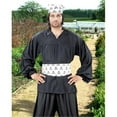 thumbnail image 1 of The Pirate Dressing C1116 Early Renaissance Shirt- Black - 2XL, 1 of 1