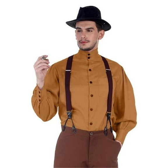 The Pirate Dressing C1292 Seigneur Shirt- Gold - 3XL