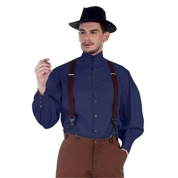 The Pirate Dressing C1292 Seigneur Shirt- Navy - Large