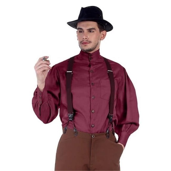 The Pirate Dressing C1292 Seigneur Shirt- Pink - Large
