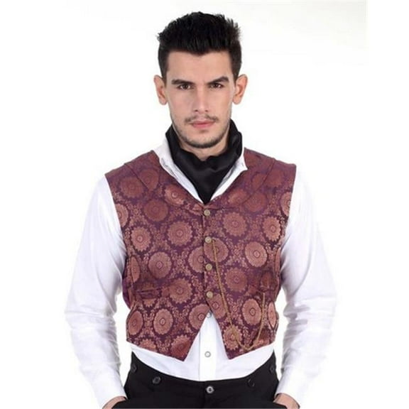 The Pirate Dressing C1322 Gentleman Opera Vest- 3XL
