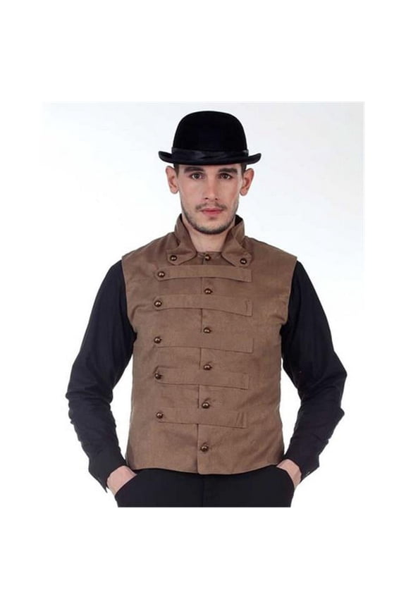 C1337 Baker Street Suede Vest- Extra Large