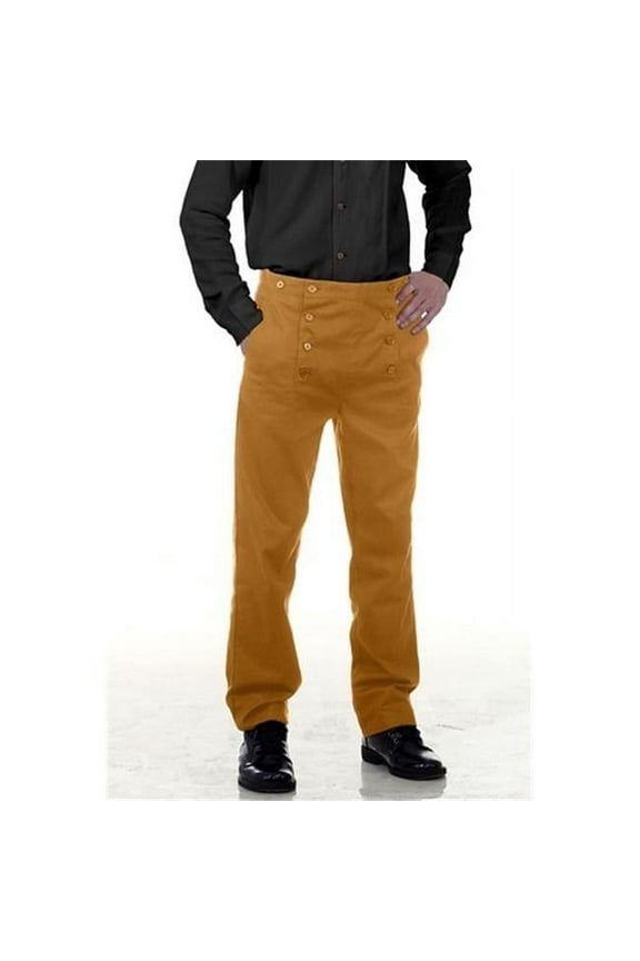 C1403 Architect Mens Hundred Percent Cotton Pants- Orange - Medium
