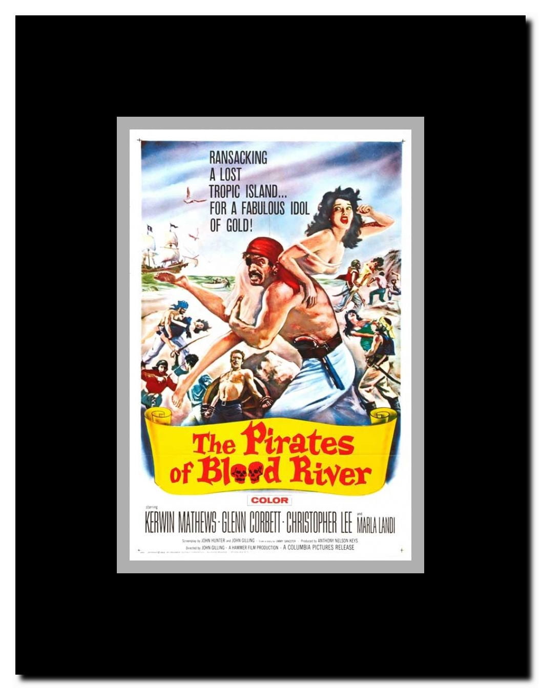 The Pirates of Blood River Framed Movie Poster