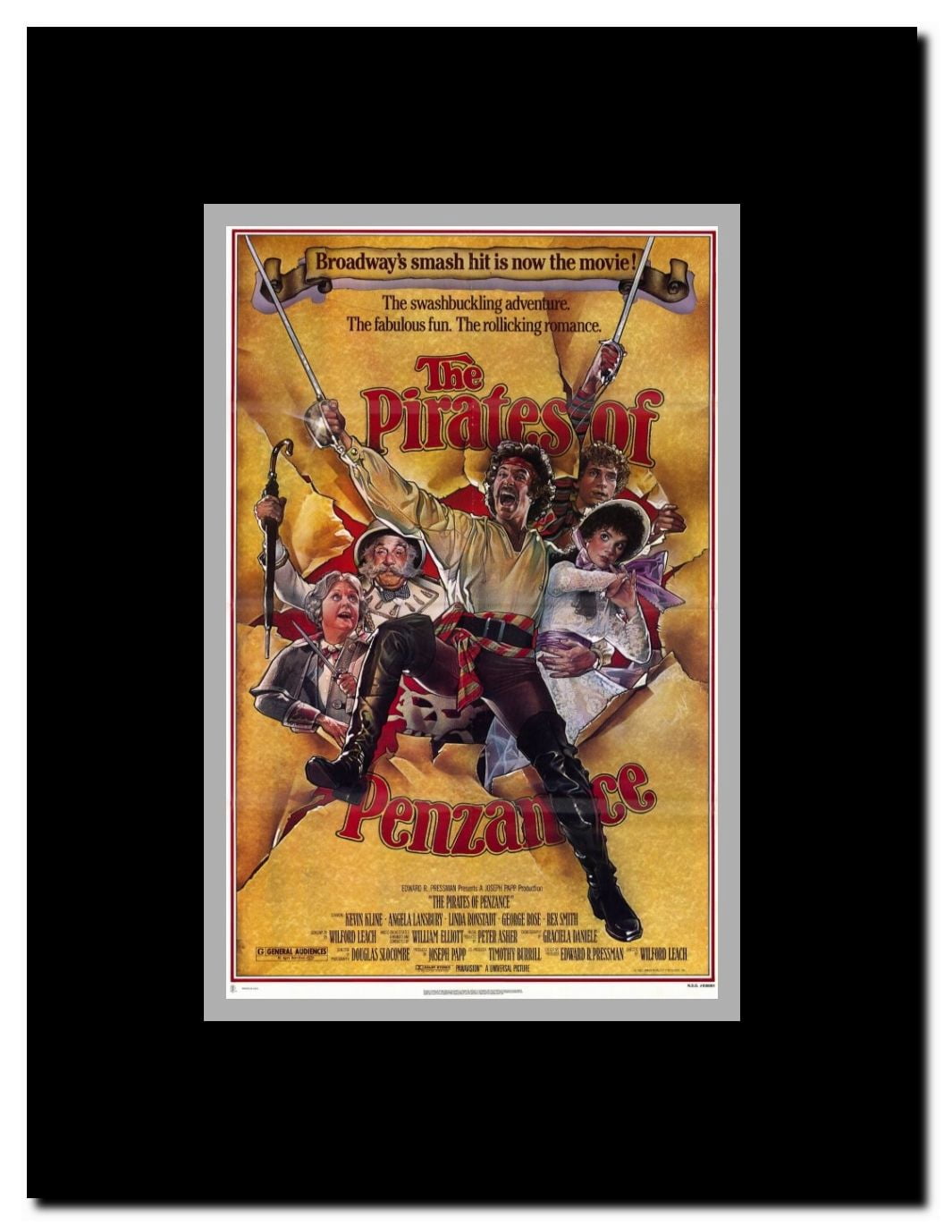 The Pirates of Penzance Framed Movie Poster