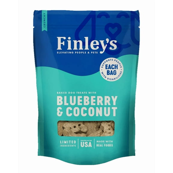 Finley Baked Biscuits Treats - Blueberry & Coconut
