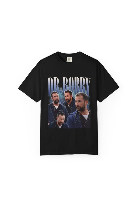 The Pitt TV Show Dr. Robby Graphic Tee - Unisex Retro Vintage T-Shirt