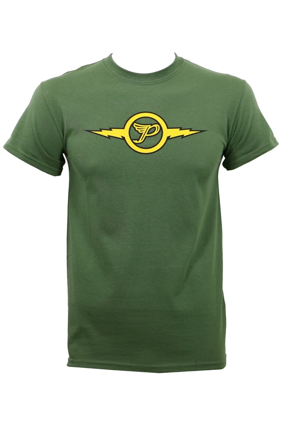 The Pixies Men's Lightning P T-Shirt Army Green M