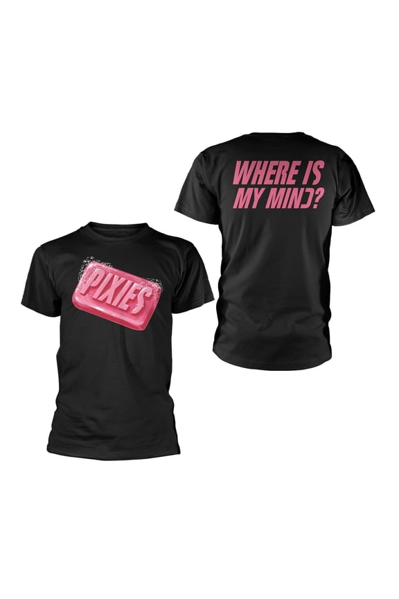 The Pixies Men's Wash Up T-Shirt Black Large | Officially Licensed Merchandise