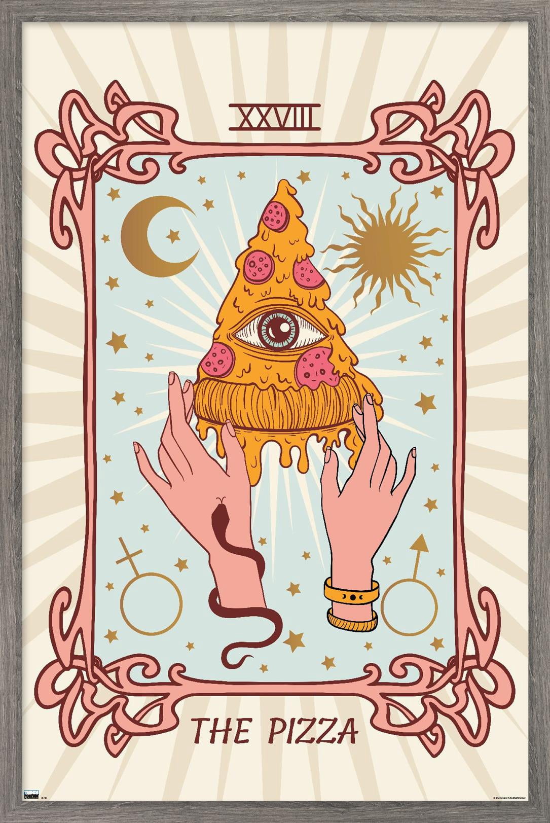 The Pizza Wall Poster, 22.375" x 34" Framed