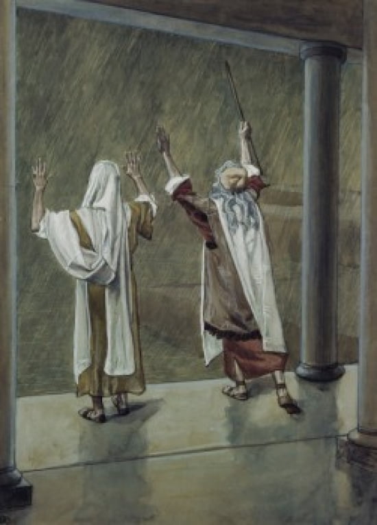 The Plague of Hail  James J Tissot (1836-1902French)  Jewish Museum New York Canvas Art - James Tissot (18 x 24)