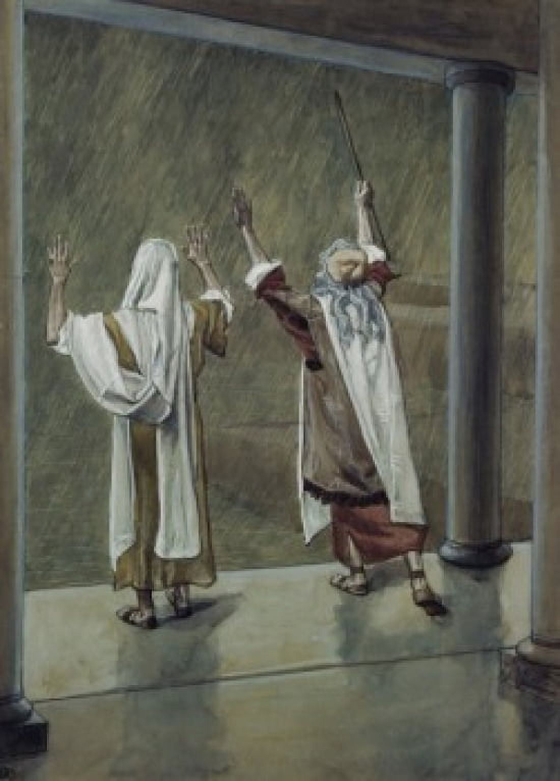 The Plague of Hail James J Tissot (1836-1902French) Jewish Museum New York Canvas Art - James Tissot (24 x 36)