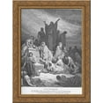 thumbnail image 1 of The Plague of Jerusalem 24x18 Gold Ornate Wood Framed Canvas Art by Gustave Dore, 1 of 2
