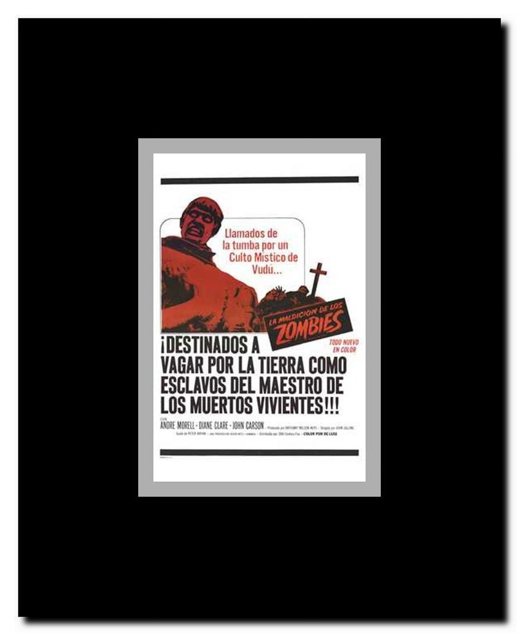 The Plague of the Zombies Framed Movie Poster