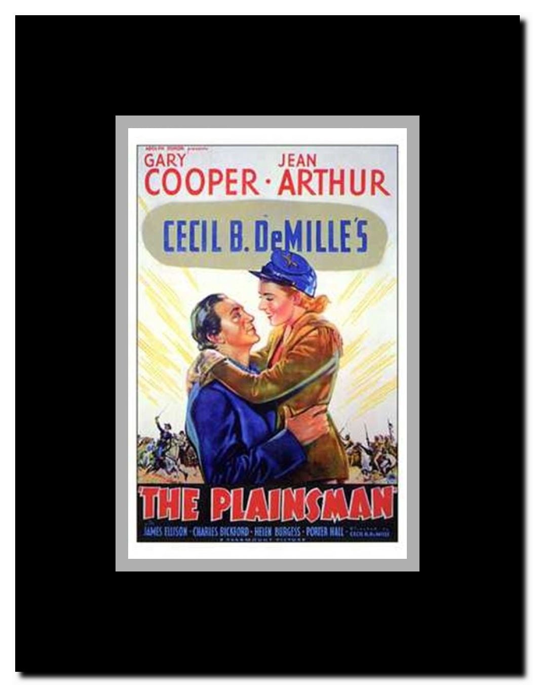 The Plainsman Framed Movie Poster