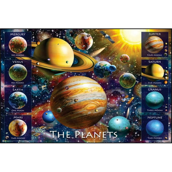The Planets by Adrian Chesterman Poster 36" x 24"