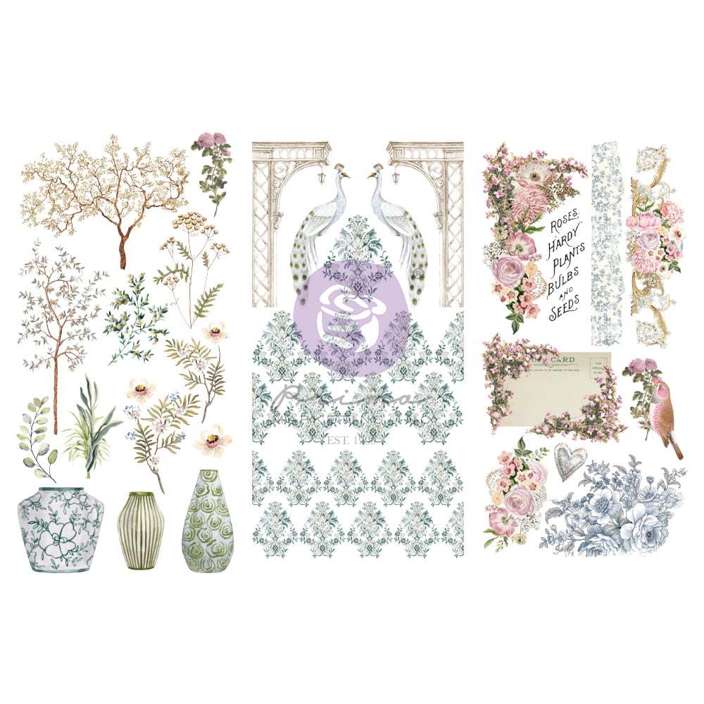 The Plant Department Rub-On Transfers 6"X12" 3/Sheets