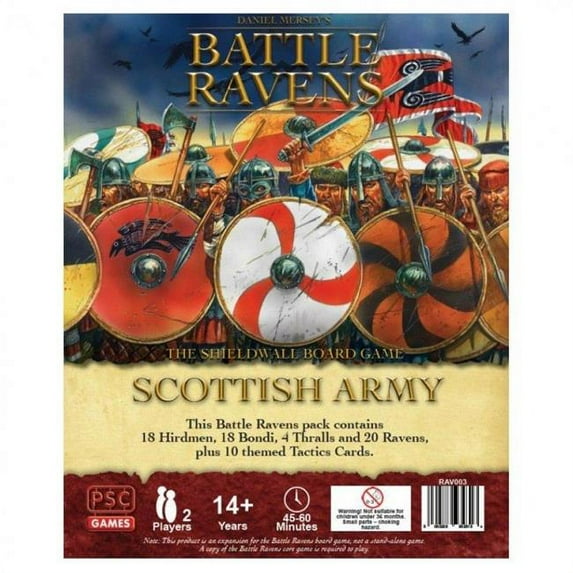 The Plastic Soldier PSCRAV003 Battle Ravens Scottish Army Game