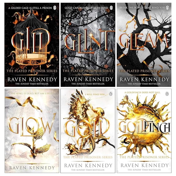 The Plated Prisoner Series by Raven Kennedy, 6 Books (Paperback)