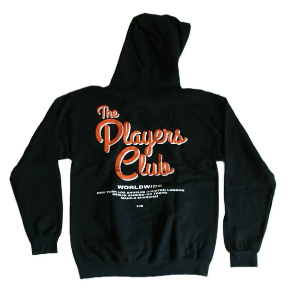 The Players Club Men's Black Hoodie
